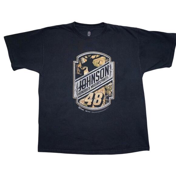 VTG Jimmie Johnson NASCAR #48 Hendrick Motorsports Racing – Camo Graphic  Size L - Picture 1 of 7